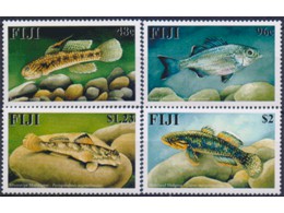 Фиджи. Рыбы. Серия марок 2002г.
