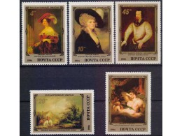 Английская живопись. Серия марок 1984г.