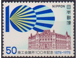 Япония. Архитектура. Почтовая марка 1978г.