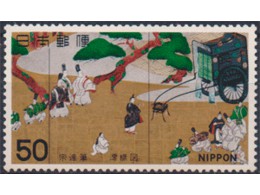 Япония. Живопись. Почтовая марка 1978г.