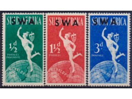 Юго-Западная Африка. Союз. (U.P.U.) Серия марок 1949г.