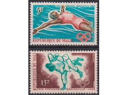 Мали. Спорт. Почтовые марки 1965г.