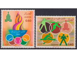 Алжир. Москва-80. Почтовые марки 1980г.