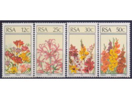 ЮАР. Цветы. Почтовые марки 1985г.