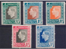 Южная Африка. Король Георг VI. Серия марок 1937г.