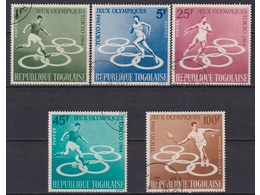Того. Олимпиада в Токио. Почтовые марки 1964г.