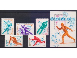 22 зимние Олимпийские игры. Серия марок 1980г.