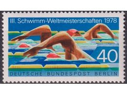 Западный Берлин. Спорт. Почтовая марка 1978г.