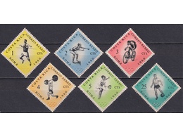 Коста-Рика. Спорт. Почтовые марки 1960г.