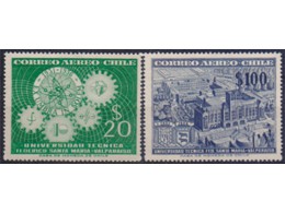 Чили. Юбилей. Почтовые марки 1956г.