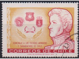 Чили. Почтовая марка 1974г.