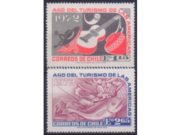 Чили. Туризм. Почтовые марки 1972г.