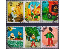 Шарджа. Пиноккио. Серия марок 1972г.