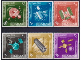 Шарджа. Космос. Почтовые марки 1964г.