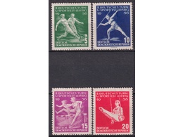 Германия (ГДР). Спорт. Серия марок 1956г.