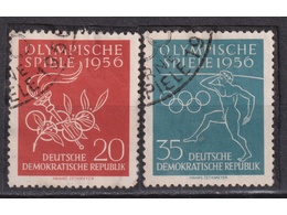 Германия (ГДР). Олимпиада. Серия марок 1956г.