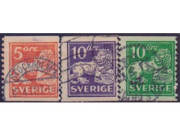 Швеция. Почтовые марки 1921-1934гг.