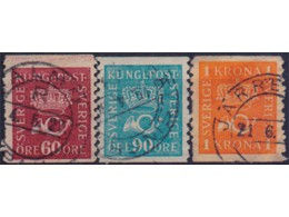 Швеция. Горны. Почтовые марки 1934г.