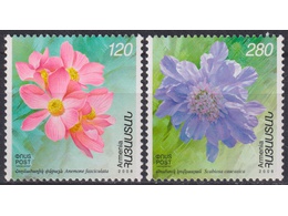 Армения. Цветы. Серия марок 2008г.
