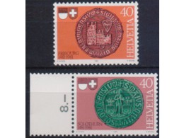 Швейцария. Печати. Почтовые марки 1981г.