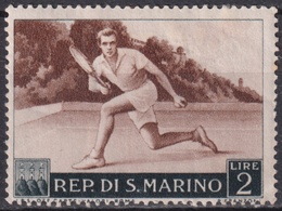 Сан-Марино. Теннис. Почтовая марка 1953г.