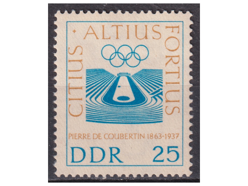 Германия (ГДР). Спорт. Почтовая марка 1963г.