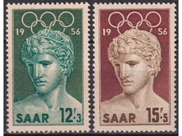 Германия (Саар). Олимпиада. Серия марок 1956г.