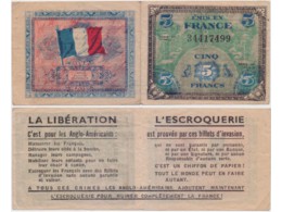 Франция. Банкнота 5 франков 1944г.