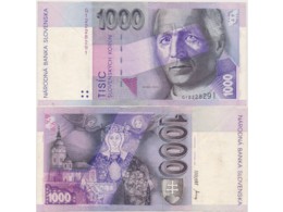 Словакия. Банкнота 1000 крон 1993г.