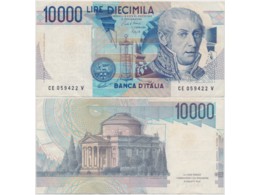 Италия. Банкнота 10000 лир 1984г.
