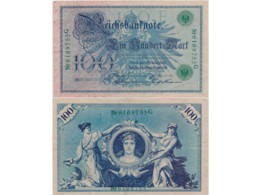 Германия. Банкнота 100 марок 1908г.