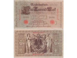 Германия. Банкнота 1000 марок 1910г.