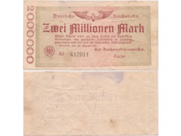 Германия. Нотгельд 2 миллиона марок 1923г.