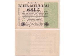 Германия. 1 миллион немецких марок 1923г.