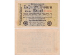 Германия. Банкнота 10 миллионов марок 1923г.