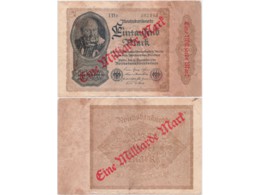 Германия. Банкнота 1 миллиард марок 1923г.