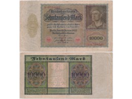 Германия. Банкнота 10000 марок 1922г.
