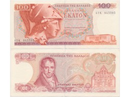 Греция. Банкнота 100 драхм 1978г.