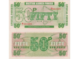 Великобритания. Банкнота 50 пенсов 1972г.