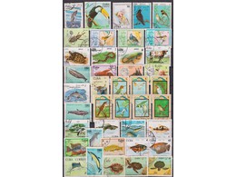 Куба. Животный мир. Почтовые марки.