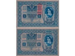 Австрия. Банкнота 1000 крон 1919г.