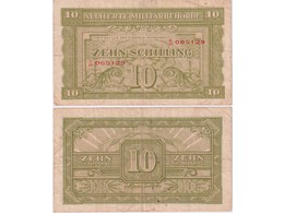Австрия. Банкнота 10 шиллингов 1944г.