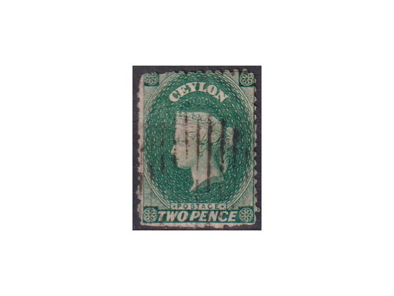 Цейлон. Виктория. Почтовая марка 1863-1864г.