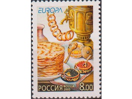Гастрономия. Почтовая марка 2005г.