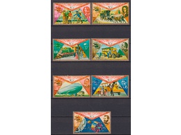 Экваториальная Гвинея. Всемирный Почтовый Союз. Серия марок 1974г.