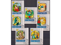 Экваториальная Гвинея. NAVIDAD-74. Серия марок 1974г.