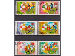 Экваториальная Гвинея. Футбол. Серия марок 1974г.