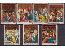 Экваториальная Гвинея. Живопись. Серия марок 1973г.