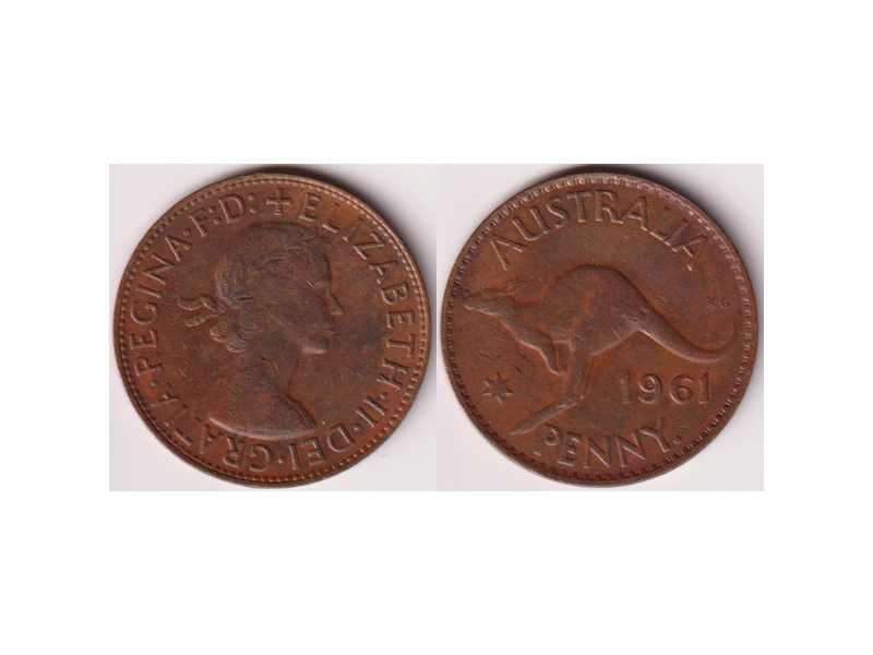 Австралия. 1 пенни 1961г.
