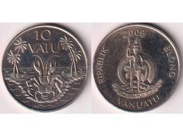 Вануату. 10 вату 2009г.
